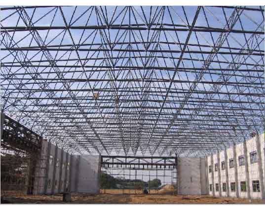哈密湖南长沙5712飞机库网架工程